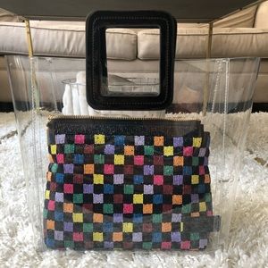 Staud regular Shirley bag with rainbow